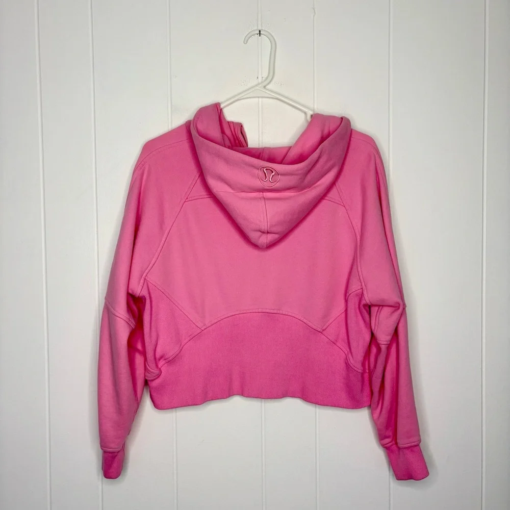 Lululemon Scuba Oversized Full Zip Size Small Dahlia Maeve Pink Outdoor Running - Picture 8 of 10